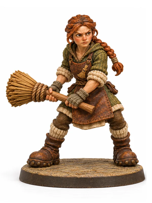 Whacker: front view of the miniature design