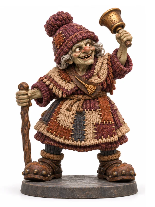 Gaffer: front view of the miniature design