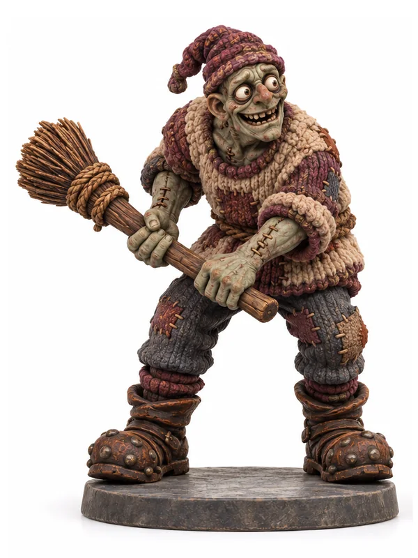 Whacker: front view of the miniature design